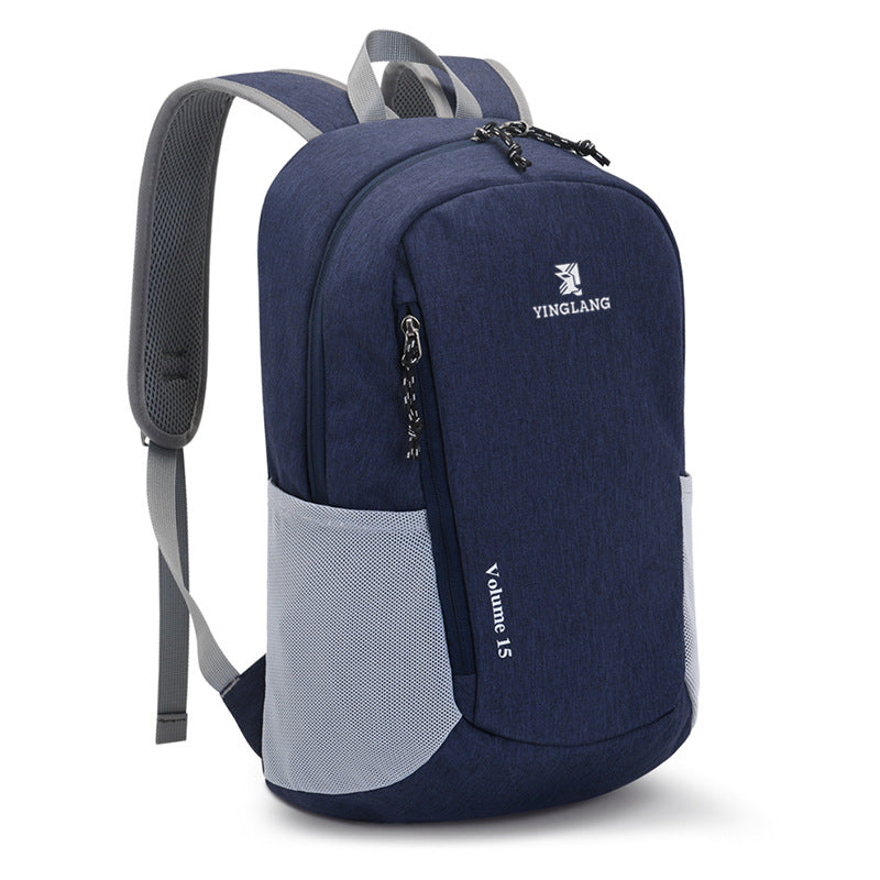 15L Outdoor Leisure Backpack Waterproof & Lightweight, Large Capacity Daypack for Hiking/Camping/Travel